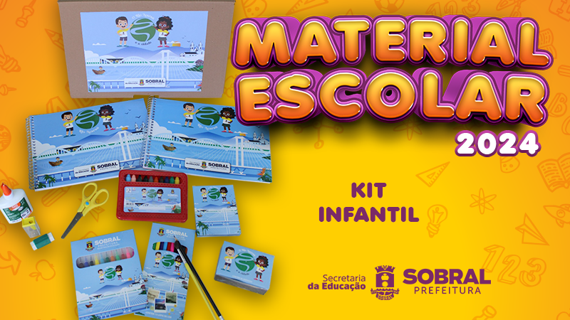 Prefeitura de Sobral inicia entrega de material escolar para estudantes da Ed...
